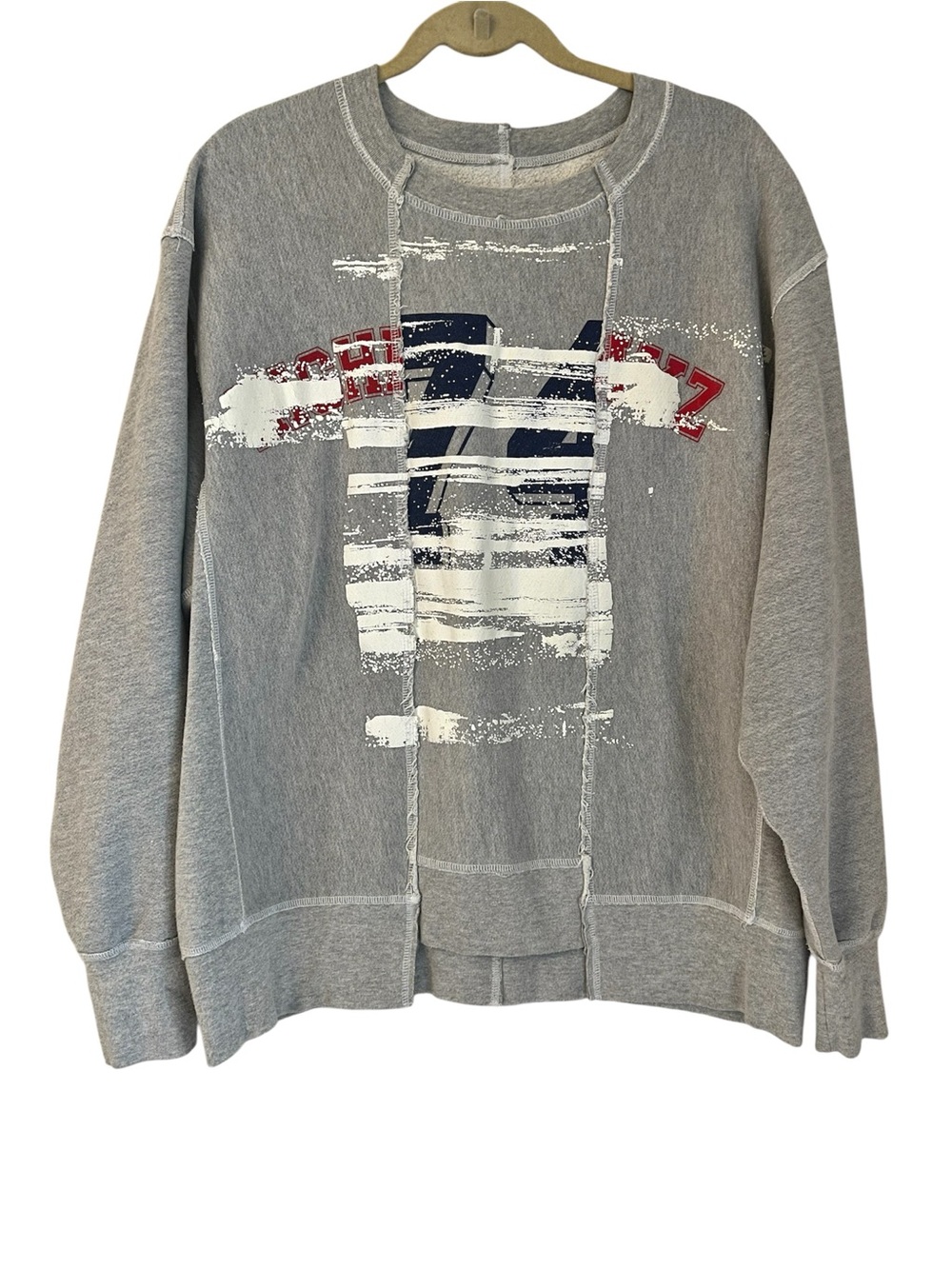 Current/Elliott The Split Varsity Sweatshirt size 2